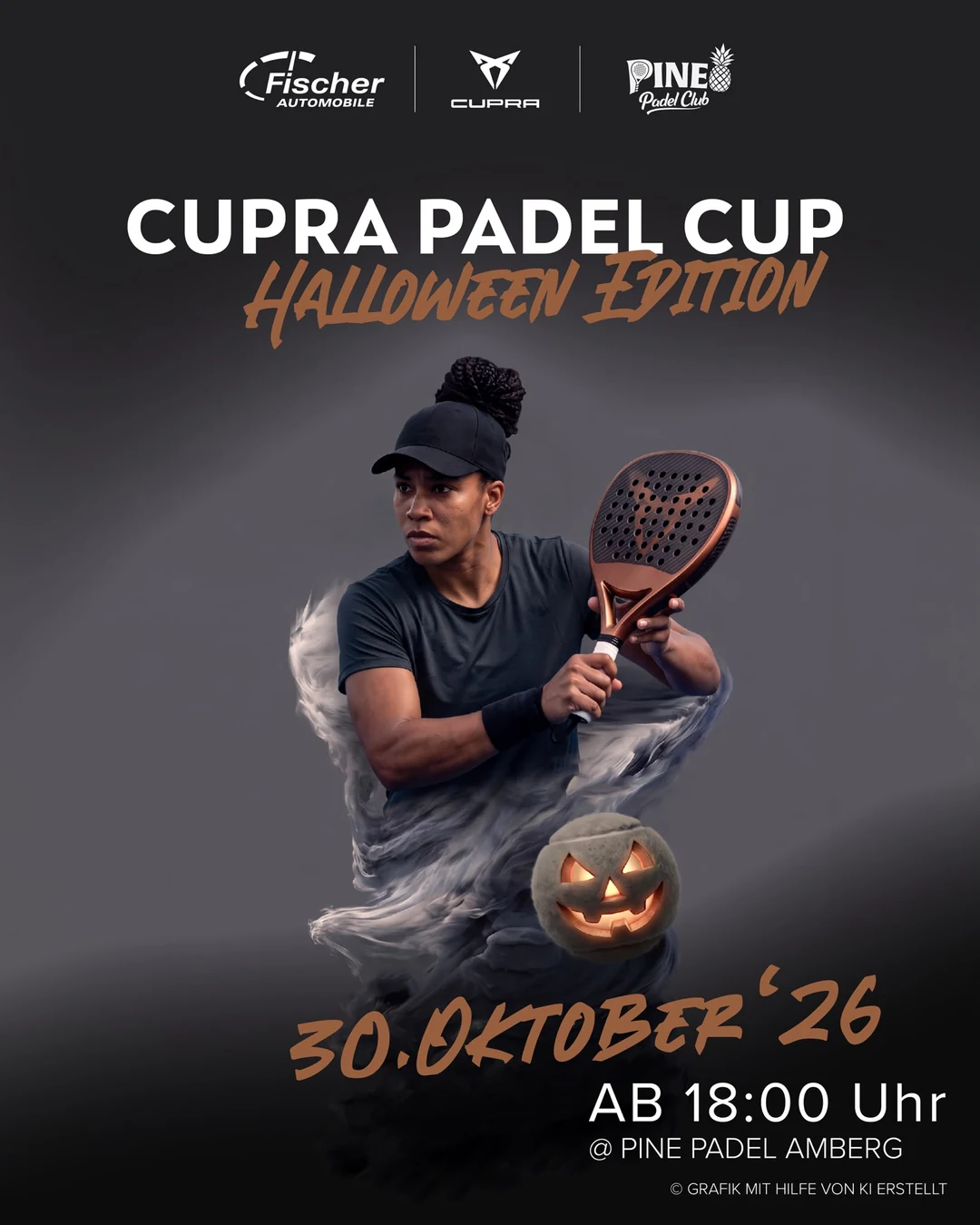 CUPRA Padel Cup, Halloween Edition am 30. Oktober 2026